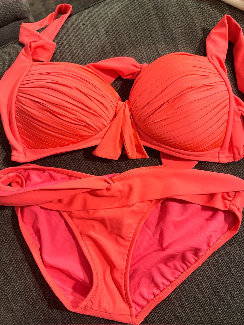 Seafolly - Pink / Coral Bikini Swimsuit